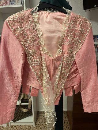 Trajes de Fallera Verdes y Dorados