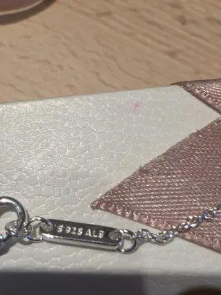 Conjunto Pandora Corazones Rojo y Plata