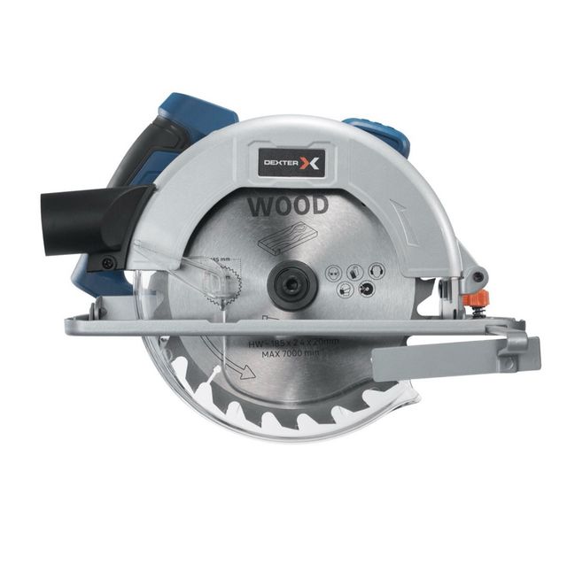 Sierra circular DEXTER 1200W + accesorios + disco