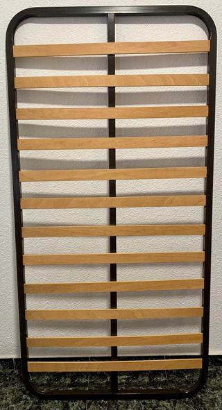 Somier de láminas madera y metal