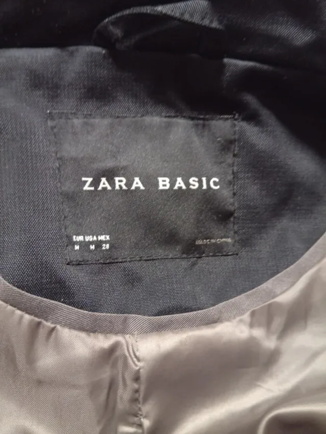 Chaqueta Zara Mujer Negra