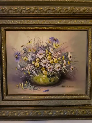 Cuadro al óleo firmado