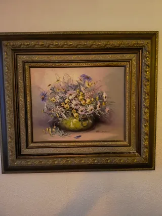 Cuadro al óleo firmado