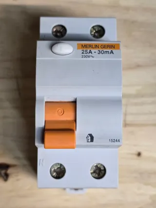 Diferencial Merlin Gerin 25A/30mA 2 Polos