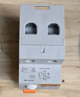 Diferencial Merlin Gerin 25A/30mA 2 Polos