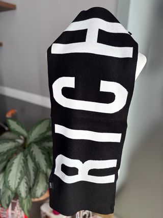 Sciarpa John Richmond Nera e Bianca