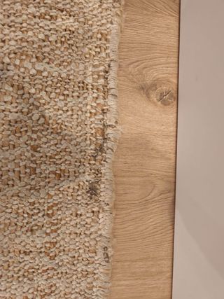 Alfombra de Yute Beige y Marrón