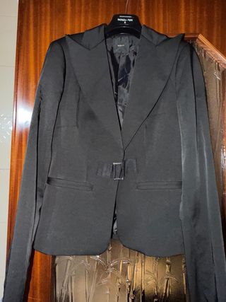 Blazer Pinko nero con cintura
