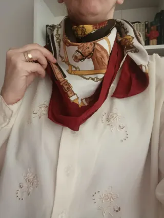 Pañuelo Vintage Motivos Ecuestres