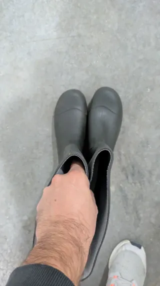 Botas de agua negras talla 44