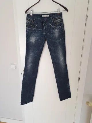 Pantalón vaquero mujer Salsa azul