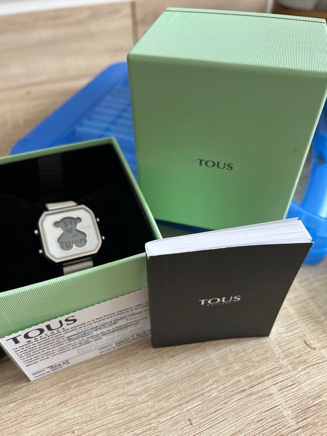 Reloj Digital Tous D-Bear Teen Acero