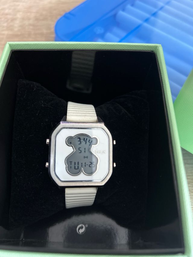 Reloj Digital Tous D-Bear Teen Acero