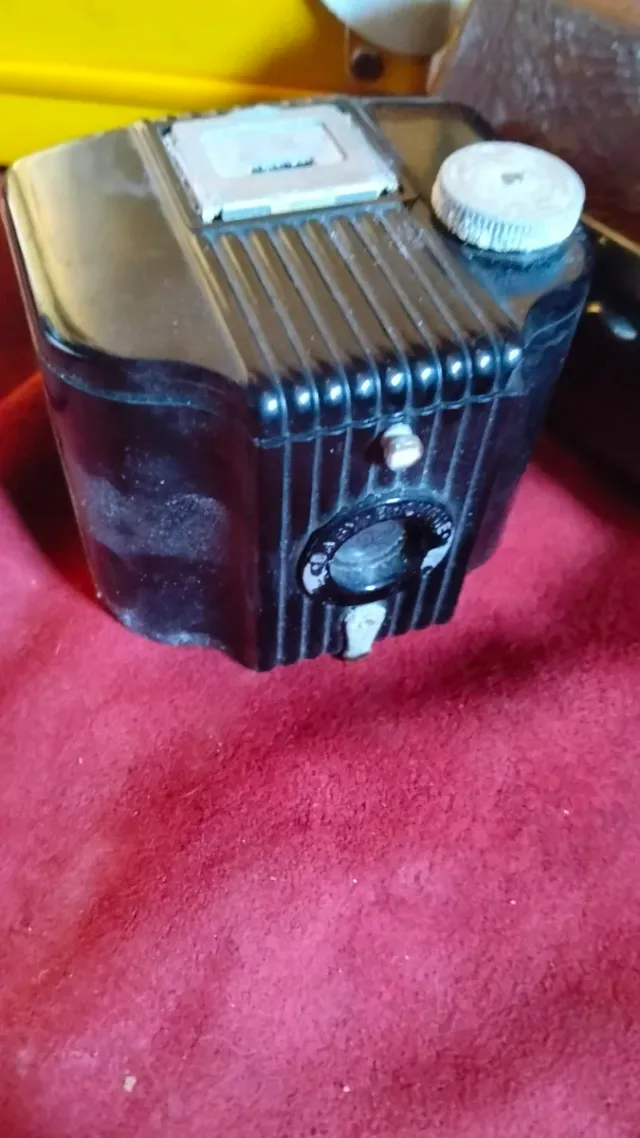 Marco antiguo dorado ovalado, visor de diapositiva