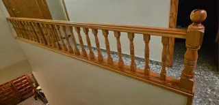 Barandilla de madera