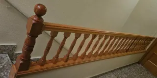 Barandilla de madera