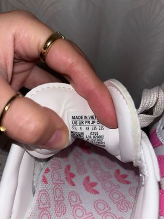 Zapatillas Adidas Samba Blancas y Rosas