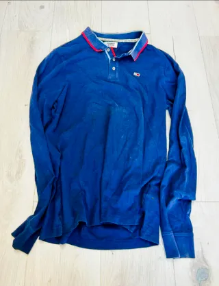 Polo Tommy Hilfiger uomo L blu