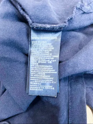 Polo Tommy Hilfiger uomo L blu