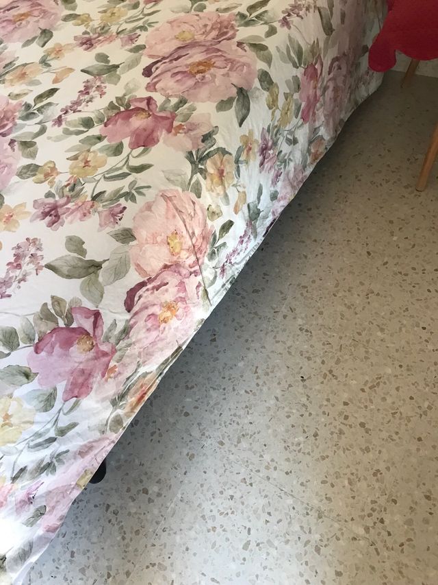 Funda Nórdica 1.60 Flores Rosas y Azules