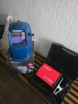 Soldadora Solter Core 160s + hyundai hywh-600s