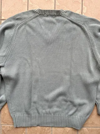 Maglione uomo Mad's V-neck cotone grigio M