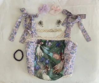 Top de hadas con lazos