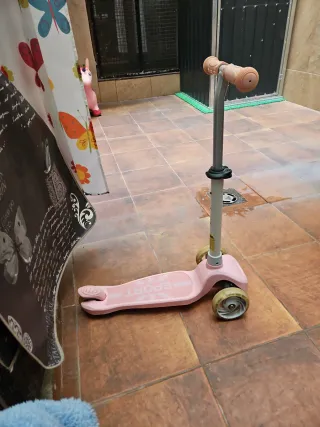 Patinete infantil 3 ruedas rosa