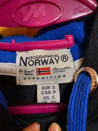 3 Sudaderas Geographical Norway Rojas