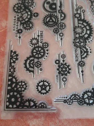 Conjunto Carimbos Steampunk Industrial