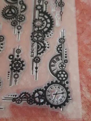 Conjunto Carimbos Steampunk Industrial