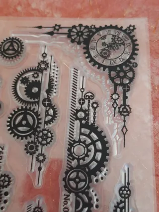 Conjunto Carimbos Steampunk Industrial