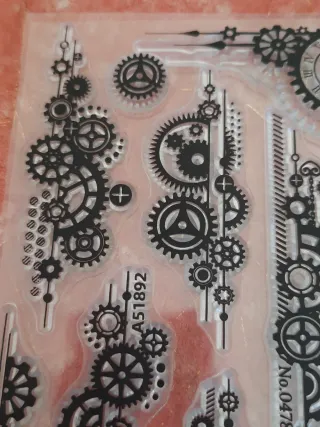 Conjunto Carimbos Steampunk Industrial