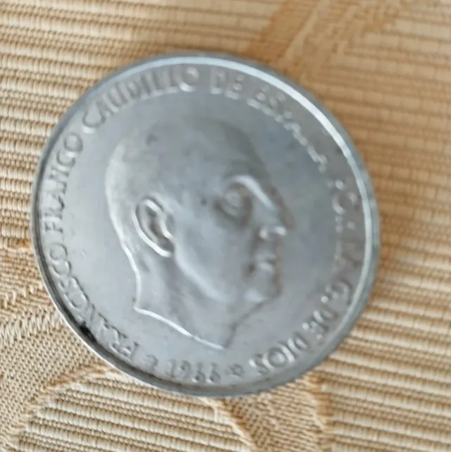 3 Monedas Franco 100 Pesetas 1966