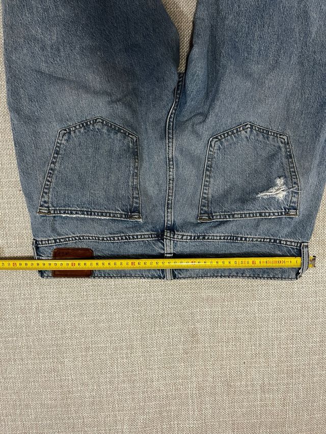 Vaqueros Abercrombie Talla 34 Rasgados