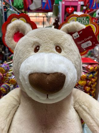 peluche orsetto pelosino e morbidoso