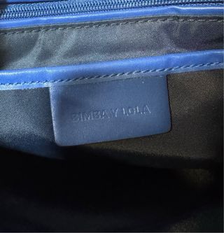Bolso Bimba y Lola Azul Marino y Dorado