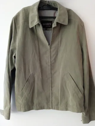 Chaqueta Massimo Dutti Harrington Verde Talla L