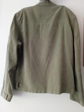 Chaqueta Massimo Dutti Harrington Verde Talla L