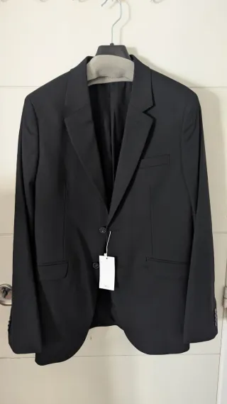 Americana traje negra Slim fit Talla L