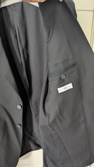 Americana traje negra Slim fit Talla L