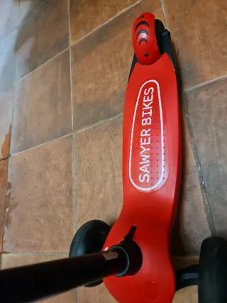 Patinete 3 ruedas rojo