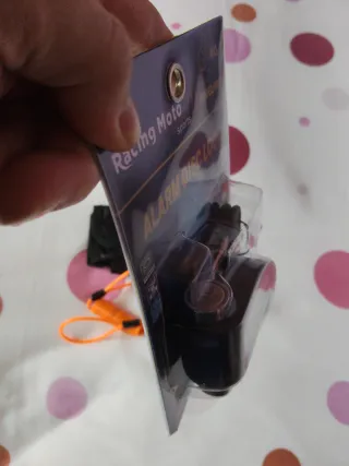 Candado Alarma Moto Racing Moto Nuevo negro.