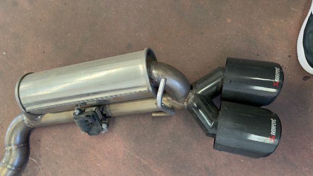 Línea de escape con válvula Panamera