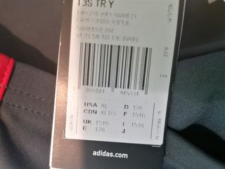 Bañador Adidas Gris Talla XL (15-16 años)