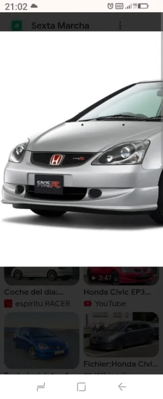 Carrocería Honda Civic Type R EP3