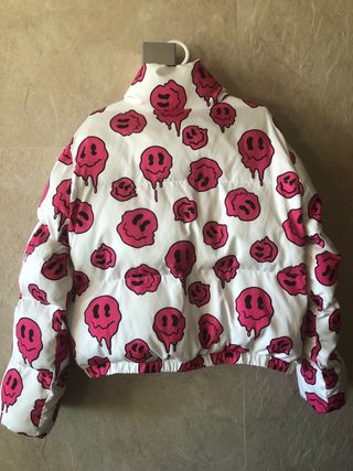 Cazadora SHEIN Talla M Estampado Smiley