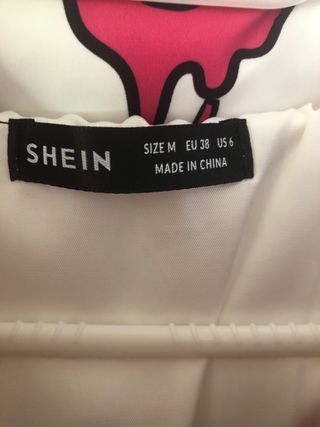 Cazadora SHEIN Talla M Estampado Smiley