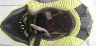 Casco Motocross Airoh Amarillo y Negro talla M