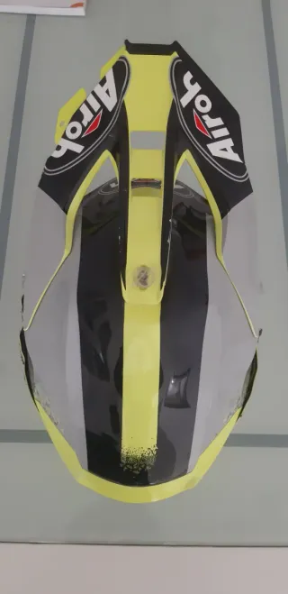 Casco Motocross Airoh Amarillo y Negro talla M